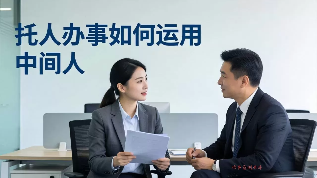 （17938期）付费文章：托人办事如何运用中间人？