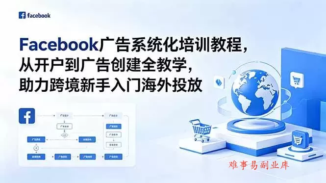 (18825期)Facebook广告系统化培训教程,从开户到广告创建全教学,助力跨境新手入门海外投放 (18825期)Facebook广告系统化培训教程,从开户到广告创建全教学,助力跨境新手入门海外投放