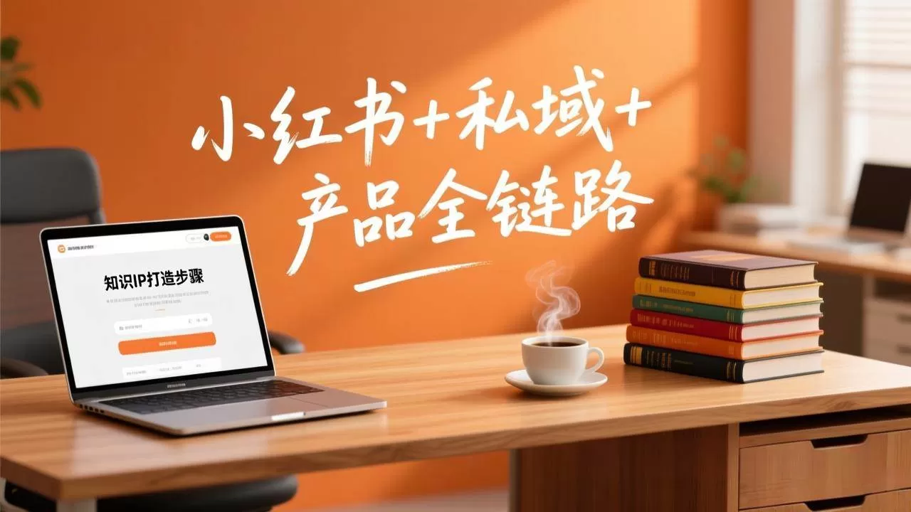 （17207期）个人IP系统变现课2026，小红书+私域+产品全链路，手把手教你打造年入百万的知识IP
