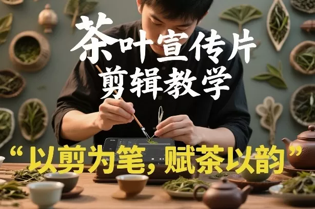 茶叶宣传片剪辑教学，以剪为笔，赋茶以韵，新手也能拍出高级感