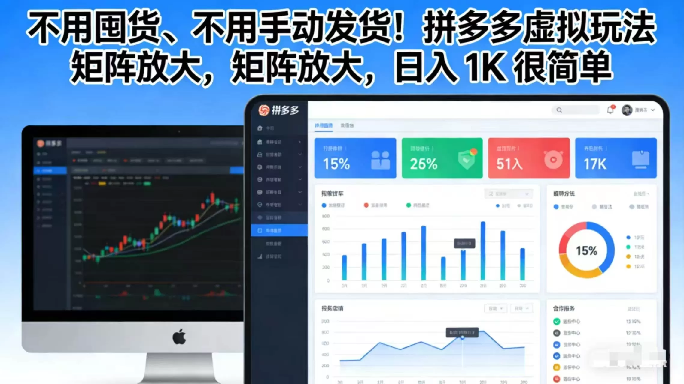 （17100期）不用囤货、不用手动发货！拼多多虚拟玩法，矩阵放大，日入 1K 很简单