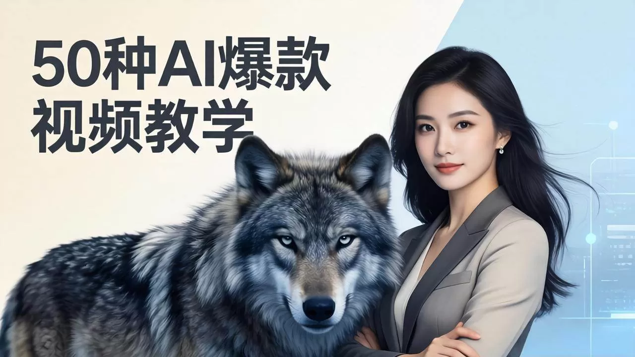 （17815期）50种AI爆款视频教学：影视级古诗词+治愈萌宠+山海经蛟龙，高阶宝典商业落地