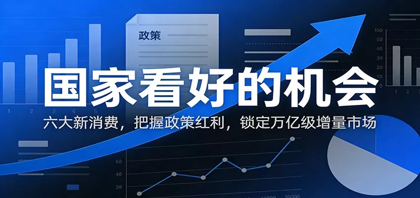 公众号付费文章：国家看好的机会，六大新消费，把握政策红利，锁定万亿级增量市场