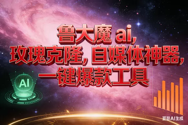 （17025期）玫瑰克隆神器，ai鲁大魔，自媒体必备神器，一键爆款，详细教程-难事易副业库