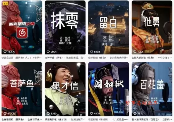 AI西游记人物(黑熊精)唱歌视频制作教学，21条作品涨粉27W，保姆级攻略