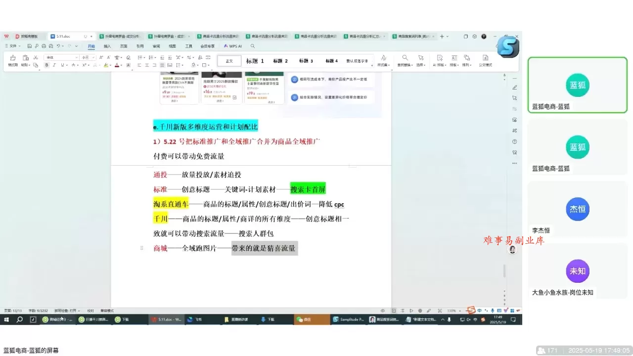 蓝狐电商·抖音商城运营课程(更新)