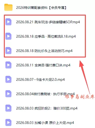 拼多多实战特训营(更新26年0822