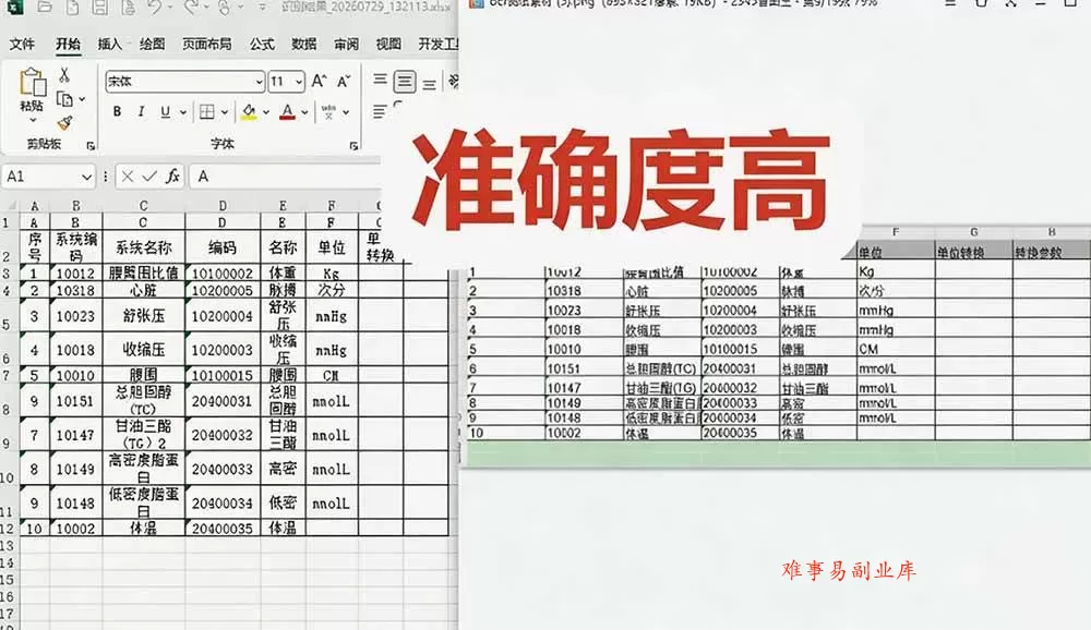 （19609期）体积仅70MB，图片一键智能提取表格工具来了！完全免费且离线使用，FastOCR智能表格识别软件V1.0
