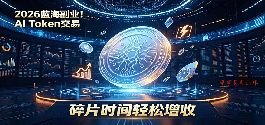 聚合平台Token交易，新手也能快速上手，空闲时间轻松赚收益-难事易副业库