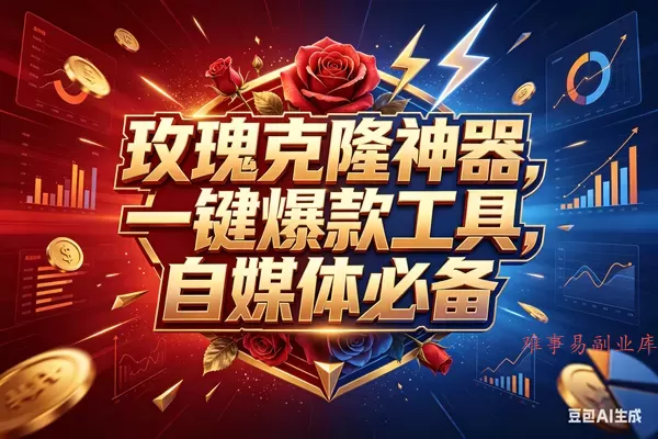 (18190期)玫瑰克隆,一键爆款工具,ai智能体,自媒体神器,50多个功能的教程 (18190期)玫瑰克隆,一键爆款工具,ai智能体,自媒体神器,50多个功能的教程