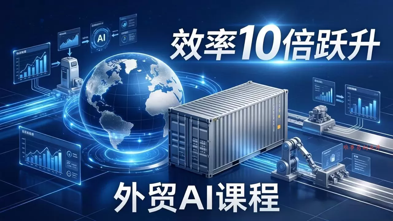 外贸人AI破局课：从零部署n8n搭建数字员工，让AI自动执行复杂工作流，效率10倍跃升