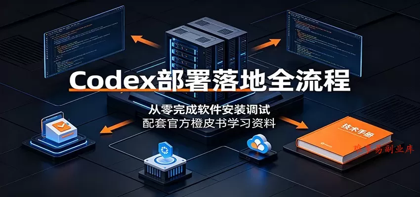Codex部署落地全流程:从零完成软件安装调试,配套官方橙皮书学习资料 Codex部署落地全流程:从零完成软件安装调试,配套官方橙皮书学习资料