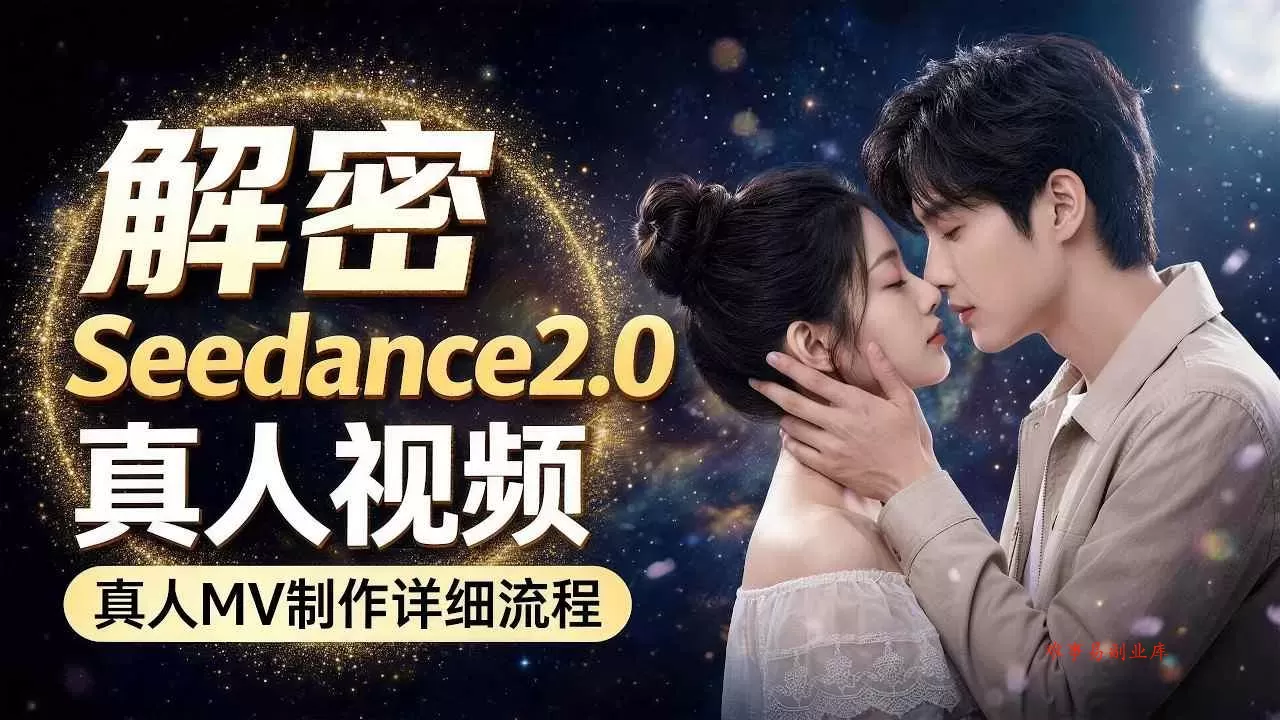 Seedance 2.0解密教程：零基础制作真人MV全流程-难事易副业库