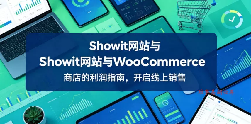 Showit网站与WooCommerce商店的利润指南，开启线上销售【原创双语字幕】-难事易副业库