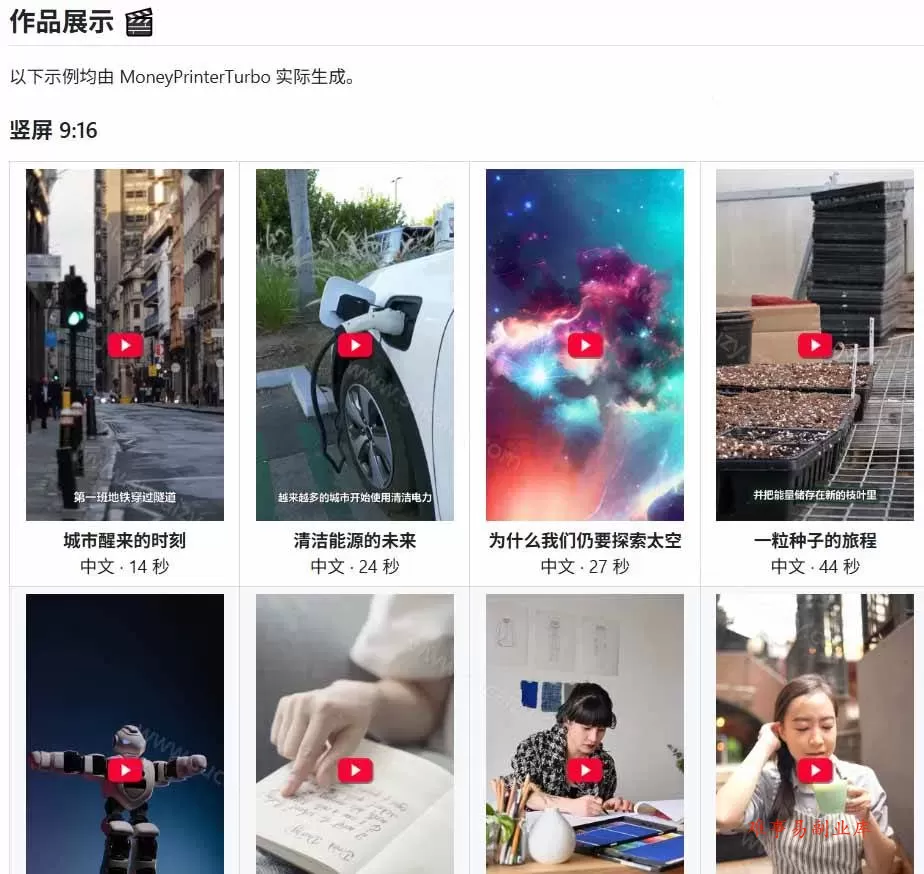 （19896期）Github上 103.4k stars 项目！AI自动生成短视频工具，输入主题即可生成文案配音字幕 MoneyPrinterTurbo