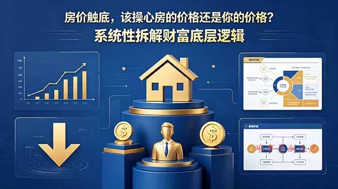 付费文章：房价触底，该操心房的价格还是你的价格？系统性拆解财富底层逻辑-难事易副业库