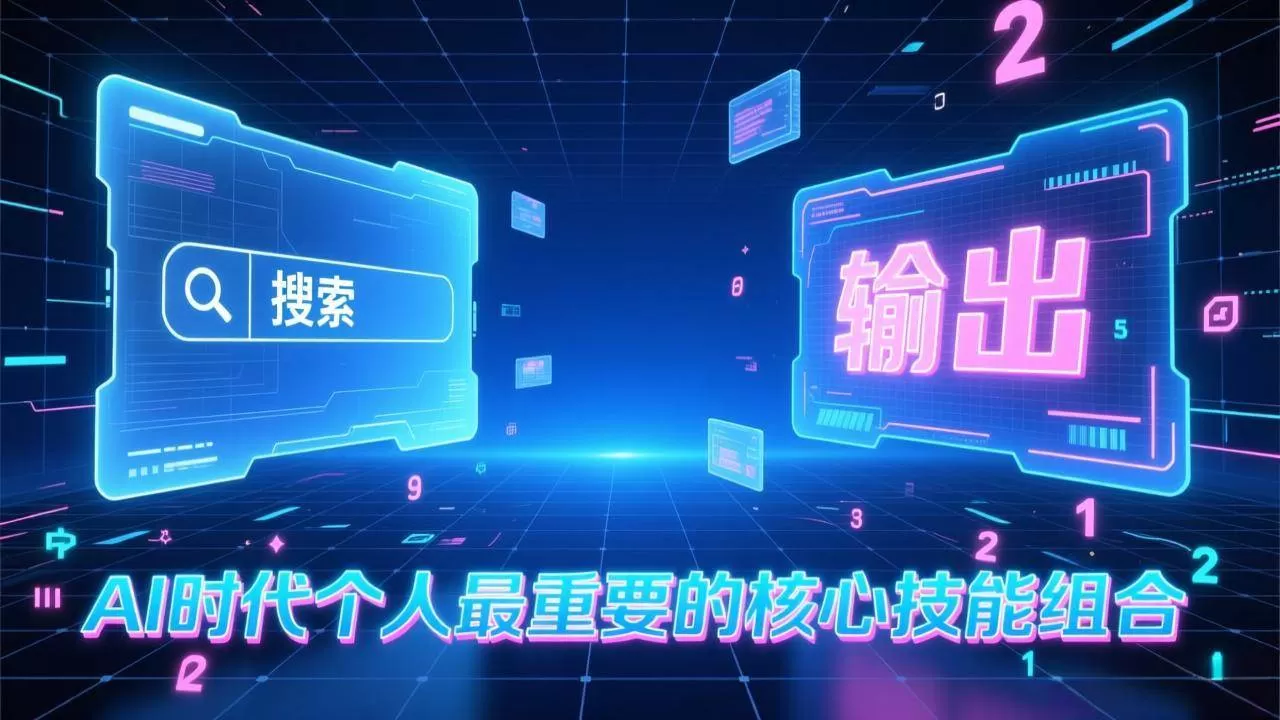 （17074期）付费文章：AI时代个人最重要的核心技能组合：“输出能力”和“搜索能力”-难事易副业库
