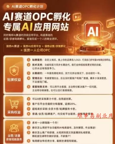 【首发】OPC一人公司项目，单日500+，手机电脑不限制，打造属于自己的品牌画布AI产品，收费陪跑【揭秘】