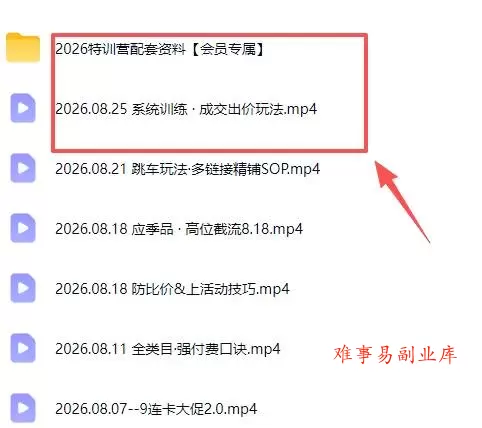 (20092期)拼多多实战特训营(更新26年0827):不管是新手入门或老商家冲量,都有实操方法,跟着学,少走弯路 (20092期)拼多多实战特训营(更新26年0827):不管是新手入门或老商家冲量,都有实操方法,跟着学,少走弯路