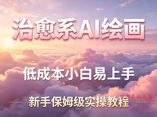 治愈系AI绘画提示词项目,低成本小白易上手,每天10分钟,新手保姆级实操教程 治愈系AI绘画提示词项目,低成本小白易上手,每天10分钟,新手保姆级实操教程