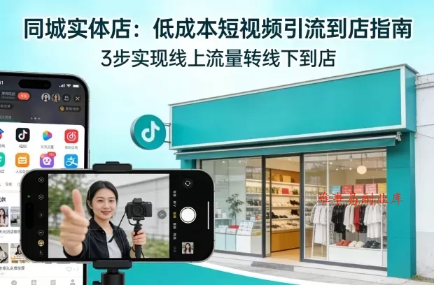 同城实体店,如何低成本把客户从短视频带到线下门店 同城实体店,如何低成本把客户从短视频带到线下门店