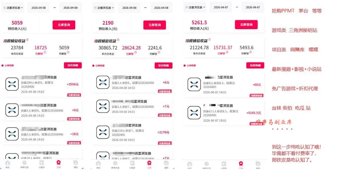 迅雷浏览器项目2.0_拆个大佬周1W的打法