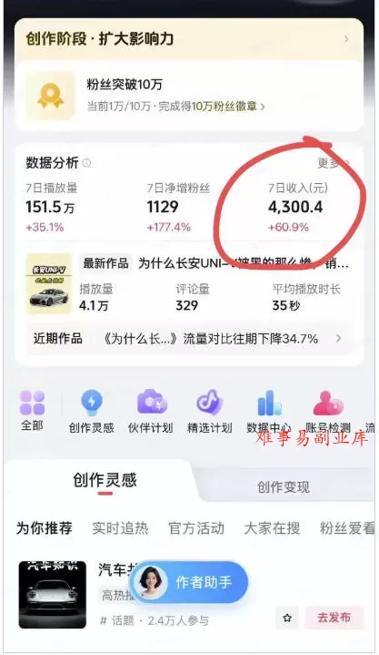AI动漫汽车科普短视频实战课：从口播文案、分镜脚本到AI绘画与动态视频，跑通抖音内容创作变现流程