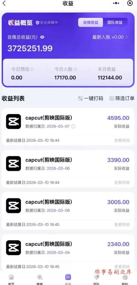 海外TikTok剪映cupcut拉新，市场广阔，潜力巨大，月入1w+，适合TK创作者的新机会