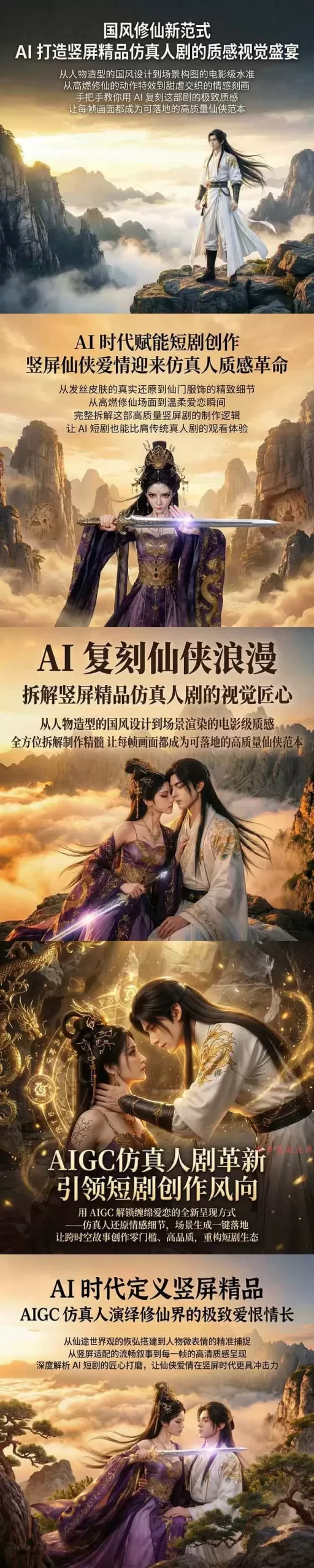 （18199期）AIGC 仿真人短剧创作革新，解锁仙侠爱恋全新呈现，一键出高质场景，零门槛打造爆款剧集-难事易副业库