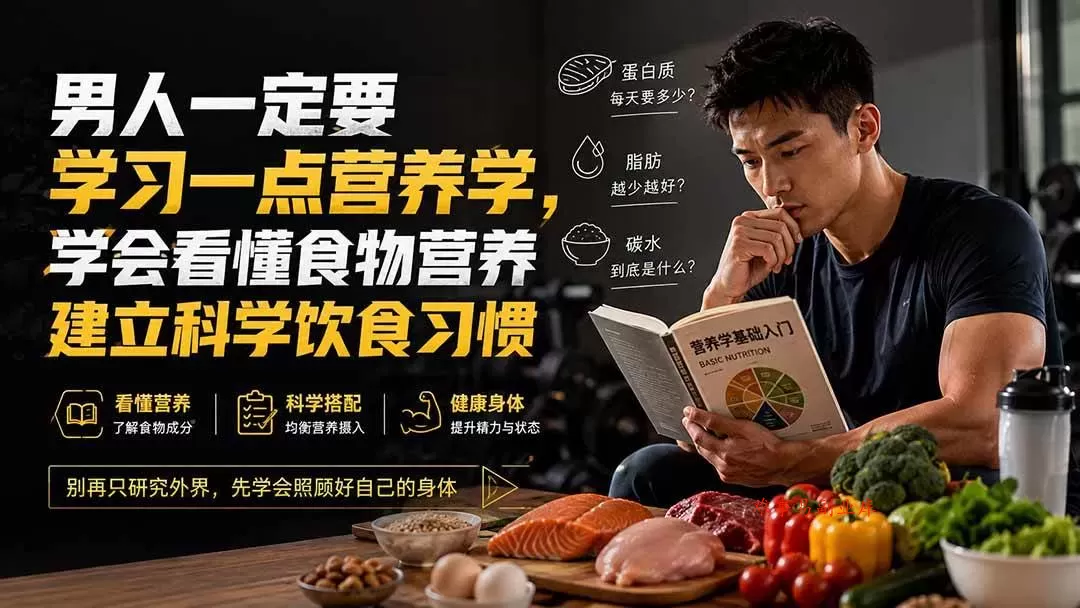 (20055期)付费文章:男人一定要学习一点营养学,学会看懂食物营养建立科学饮食习惯 (20055期)付费文章:男人一定要学习一点营养学,学会看懂食物营养建立科学饮食习惯