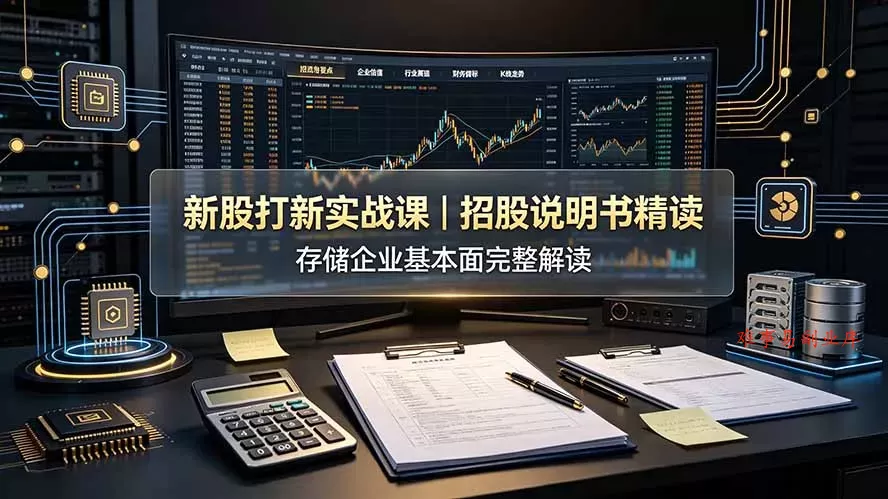 付费文章：新股打新实战课｜招股说明书精读，存储企业基本面完整解读-难事易副业库