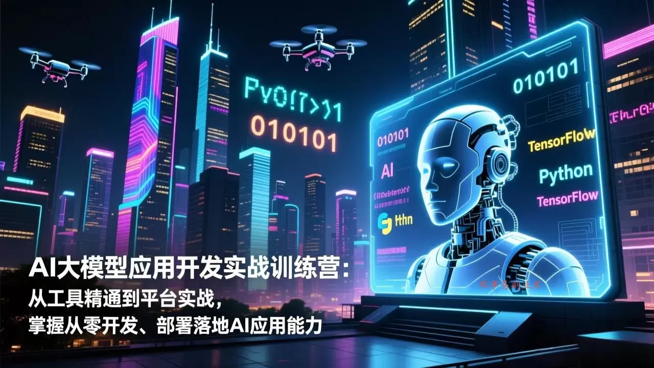 AI大模型应用开发实战训练营:从工具精通到平台实战,掌握从零开发、部署落地AI应用能力 AI大模型应用开发实战训练营:从工具精通到平台实战,掌握从零开发、部署落地AI应用能力
