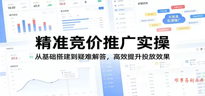 精准竞价推广实操:从基础搭建到疑难解答,高效提升投放效果 精准竞价推广实操:从基础搭建到疑难解答,高效提升投放效果