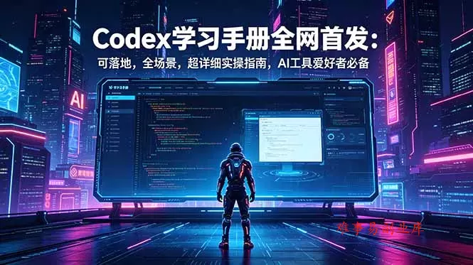 Codex学习手册全网首发：可落地，全场景，超详细实操指南，AI工具爱好者必备-难事易副业库