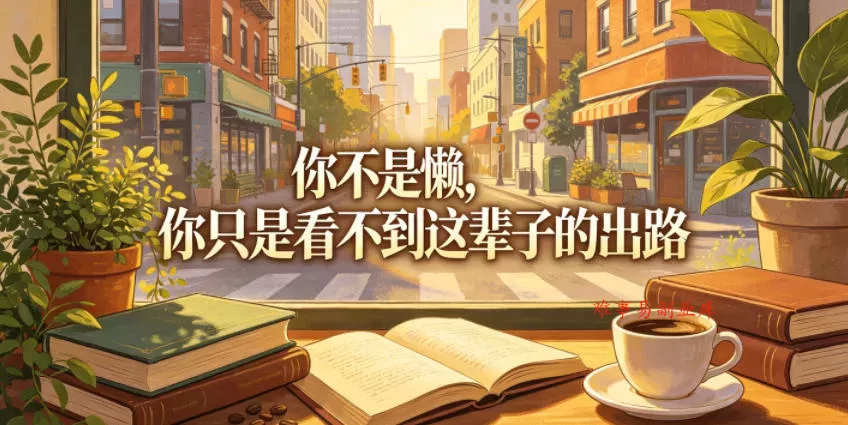 付费文章：你不是懒，你只是看不到这辈子的出路-难事易副业库