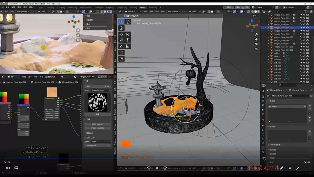 3D卡通建模系统课1.0：从入门到进阶｜ZBrush雕刻+Blender渲染，10章覆盖完整工作流-难事易副业库