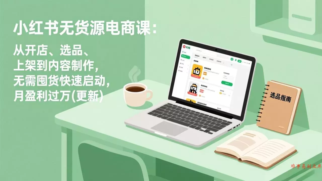 小红书无货源电商课(6月22更新 小红书无货源电商课(6月22更新