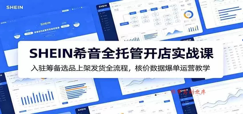 SHEIN希音全托管开店实战课:入驻筹备选品上架发货全流程,核价数据爆单运营教学 SHEIN希音全托管开店实战课:入驻筹备选品上架发货全流程,核价数据爆单运营教学