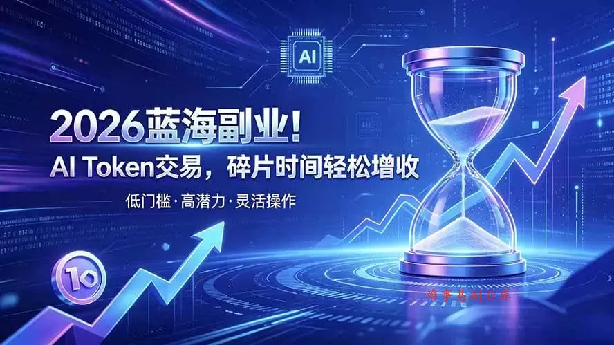 (19997期)AI Token算力赛道!普通人可入局的数字副业 (19997期)AI Token算力赛道!普通人可入局的数字副业