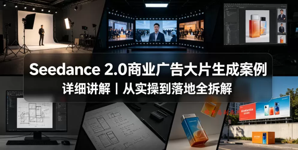 Seedance 2.0商业广告大片生成案例详细讲解|从实操到落地全拆解 Seedance 2.0商业广告大片生成案例详细讲解|从实操到落地全拆解