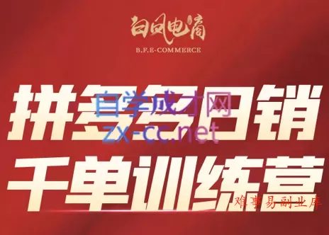白凤电商·拼多多日销千单训练营(更新2月)-难事易副业库