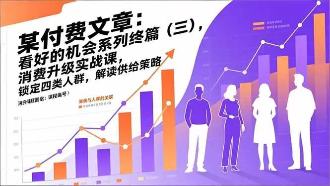 （17004期）某付费文章：看好的机会系列终篇（三），消费升级实战课，锁定四类人群，解读供给策略-难事易副业库