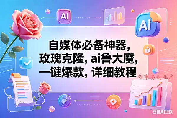 (18273期)玫瑰克隆神器,一键爆款工具,自媒体必备,60多个功能的教程 (18273期)玫瑰克隆神器,一键爆款工具,自媒体必备,60多个功能的教程