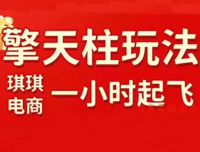 琪琪电商·拼多多擎天柱玩法(更新7月)-难事易副业库