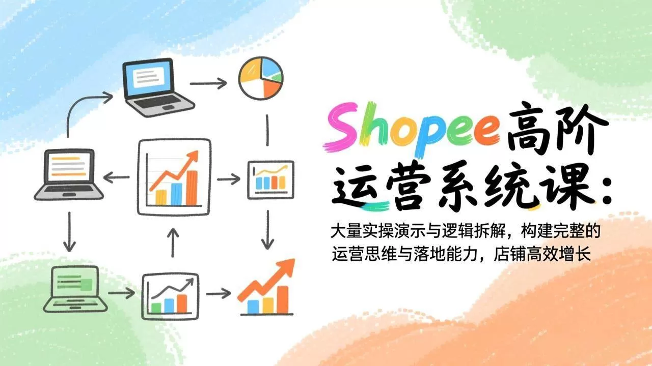 （17124期）Shopee高阶运营系统课：大量实操演示与逻辑拆解，构建完整的运营思维与落地能力，店铺高效增长-难事易副业库