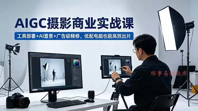 (18434期)AIGC 摄影商业实战课,工具部署+AI置景+广告级精修,低配电脑也能高效出片 (18434期)AIGC 摄影商业实战课,工具部署+AI置景+广告级精修,低配电脑也能高效出片