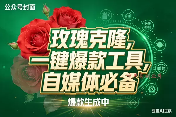 (17813期)玫瑰克隆,ai鲁大魔工具,自媒体必备神器,一键爆款,详细教程。 (17813期)玫瑰克隆,ai鲁大魔工具,自媒体必备神器,一键爆款,详细教程。