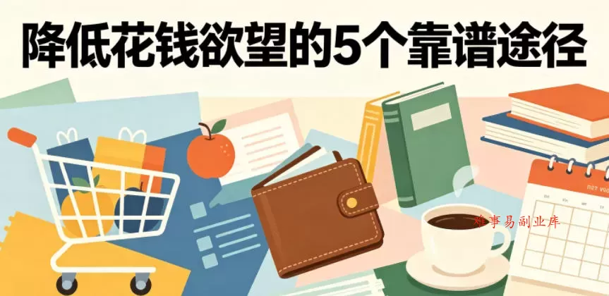 付费文章：降低花钱欲望的5个靠谱途径-难事易副业库