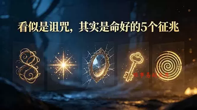 （19089期）付费文章：看似是诅咒，其实是命好的5个征兆-难事易副业库