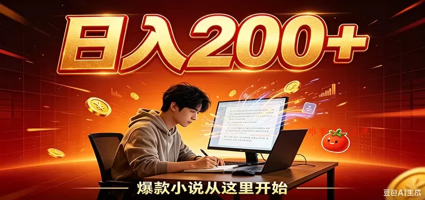 番茄达人变现新玩法，设备后台自动完成阅读任务获取时长收益，全自动运行 每日300+-难事易副业库